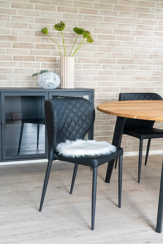 Вітальня та спальня Подушка на стілець House Nordic Lambskin Seat Artificial 3981140 білий