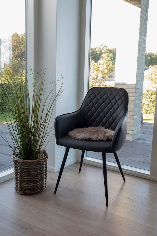 Подушка для стула House Nordic Lambskin Seat Artificial 3981142 коричневый AA00