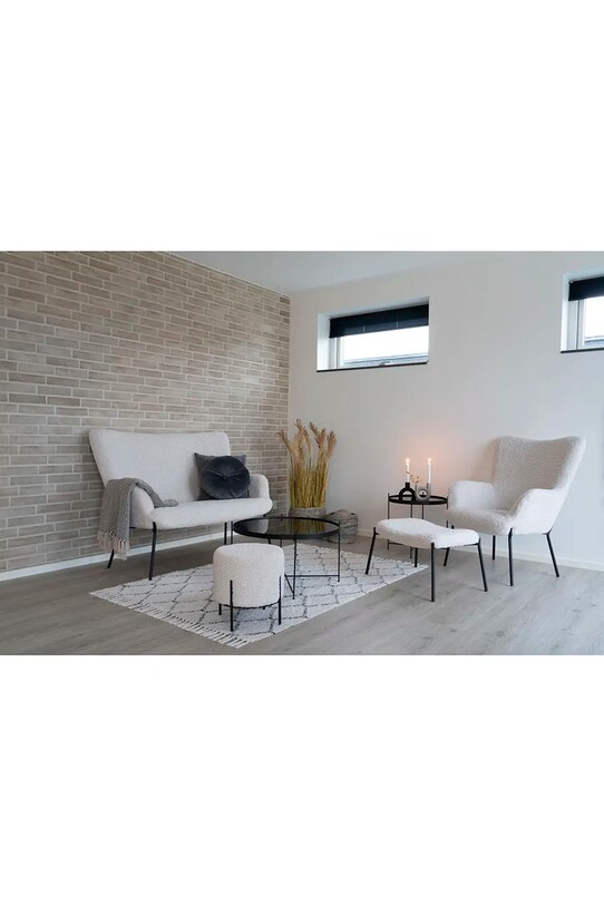 Підставка для ніг House Nordic Glasgow Footrest 1501136 білий