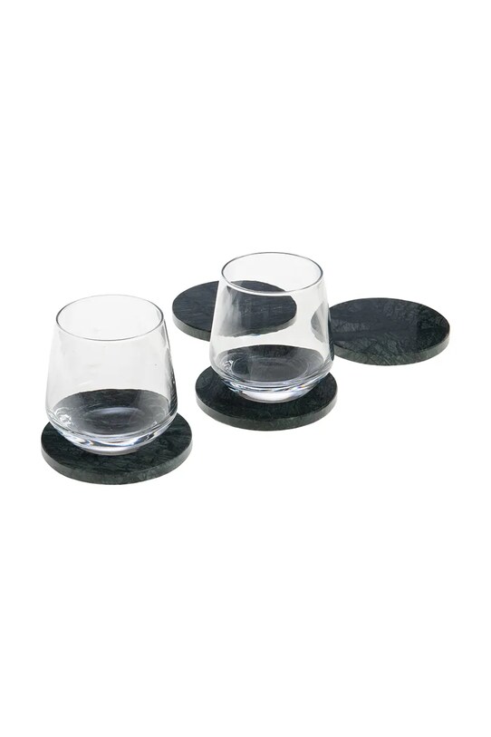 Kuchnia i bar home & lifestyle zestaw podkładek pod szklanki 4-pack 165289 zielony