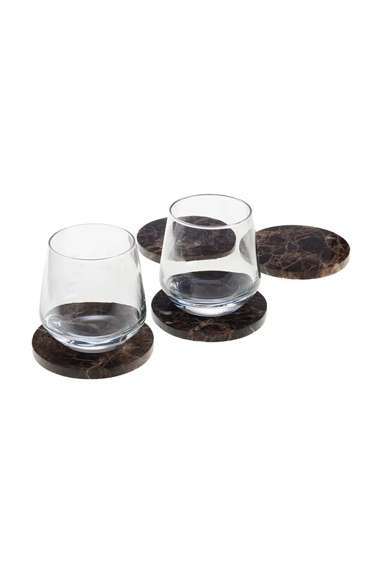 Bucătărie și bar home & lifestyle set de pahare de sticlă 4-pack 165290 maro