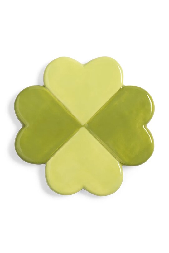 &k amsterdam set de pahare de sticlă Lucky Clover 4-pack 2842.01 verde AA00
