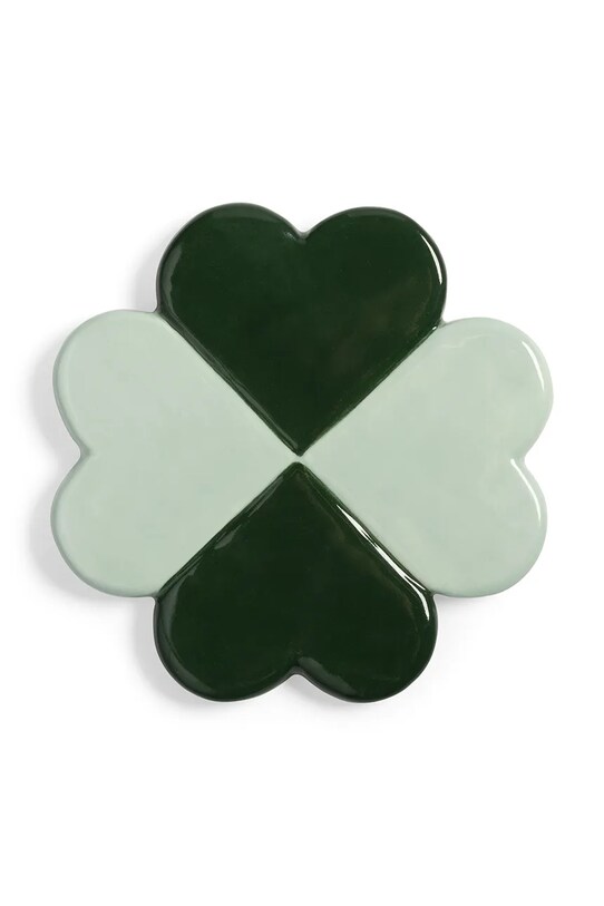 &k amsterdam set de pahare de sticlă Lucky Clover 4-pack verde 2842.01