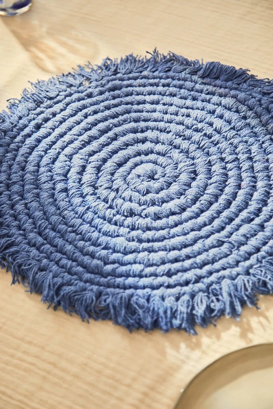 Calma House podkładka pod talerz Vera niebieski VERA.38.AZU