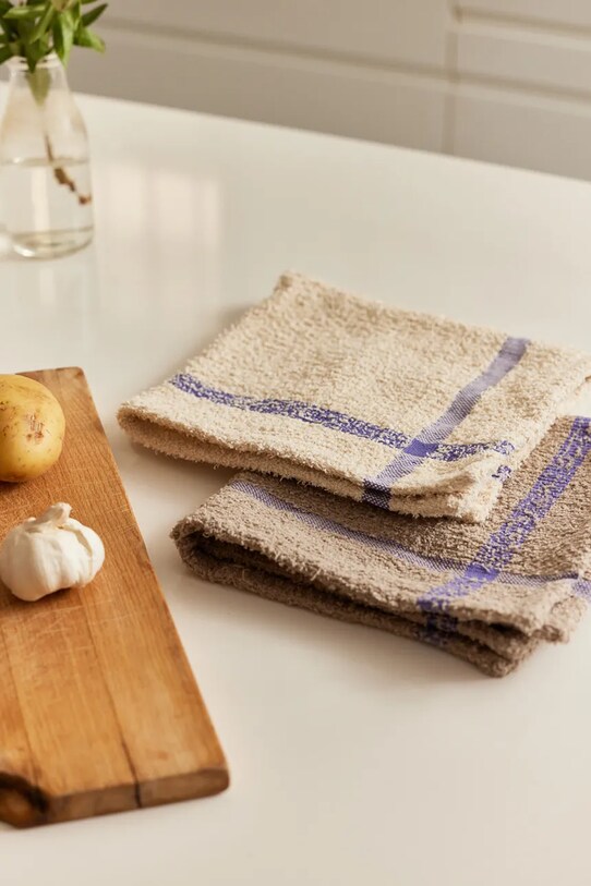 Kuchnia i bar Calma House zestaw ściereczek kuchennych Vita 2-pack VITA.50.LIL beżowy