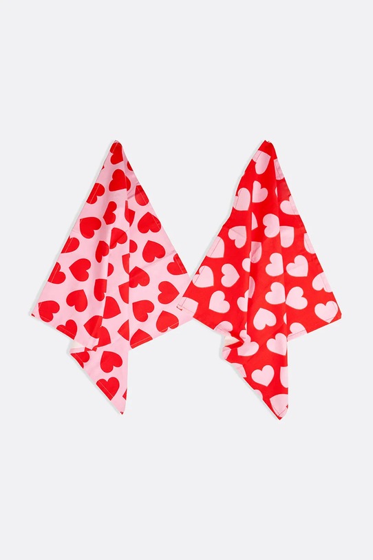 Set kuhinjskih ručnika DOIY Love 2-pack DYTET2LOV roza
