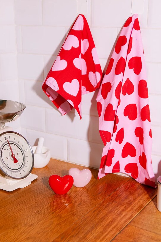 DOIY un set de prosoape de bucătărie Love 2-pack DYTET2LOV