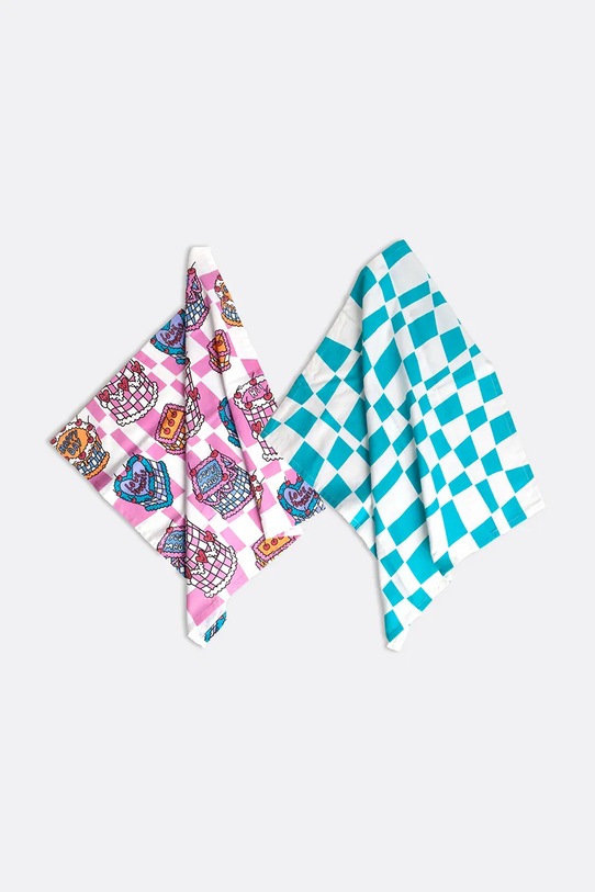 DOIY zestaw ręczników kuchennych Sweetie Tea 2-pack multicolor DYTET2SWE