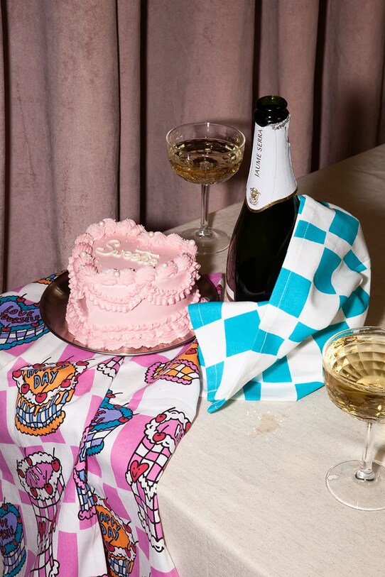 DOIY zestaw ręczników kuchennych Sweetie Tea 2-pack DYTET2SWE multicolor