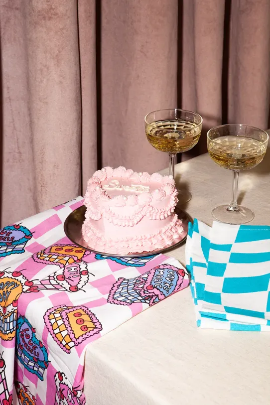 DOIY zestaw ręczników kuchennych Sweetie Tea 2-pack DYTET2SWE