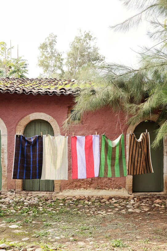 ferm LIVING ręcznik kuchenny Hale 1104265372 multicolor