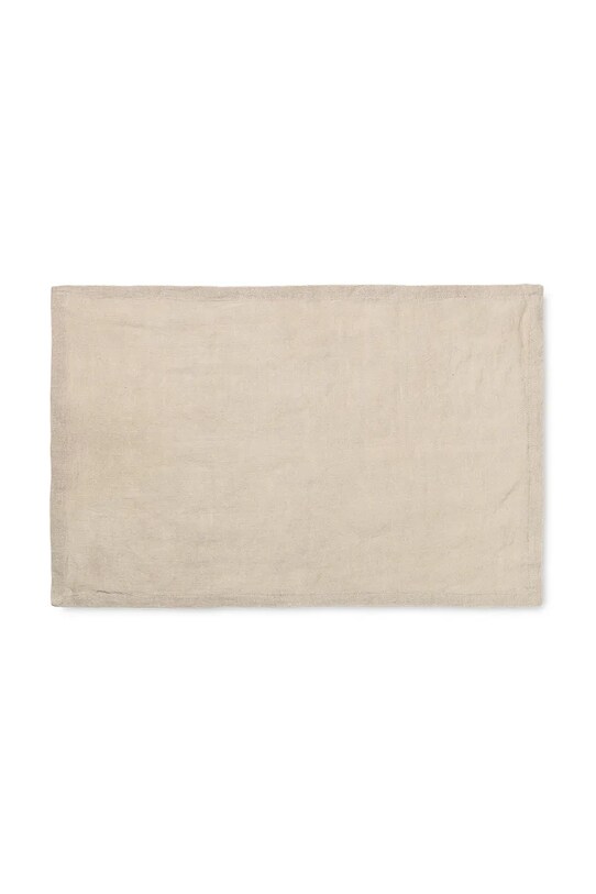 ferm LIVING suport decorativ pentru farfurie Linen Placemat 2-pack 1104263172 bej AA00
