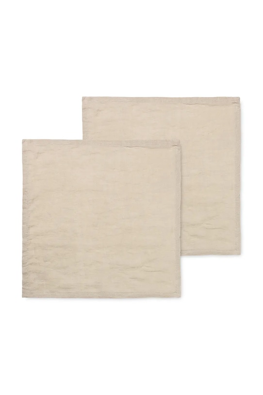 ferm LIVING serwetki Linen Napkins 2-pack 1104263165 beżowy AA00