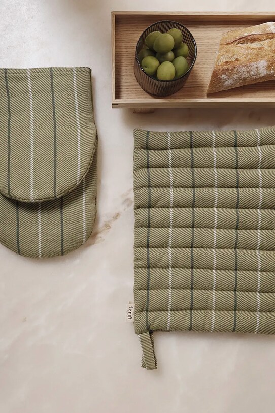 ferm LIVING mănuși de bucătărie Ito Pot Holder 2-pack 1104270143 verde AA00