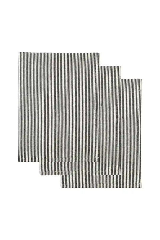 House Doctor ściereczka kuchenna HDCook 55 x 75 cm 3-pack czarny 900000314