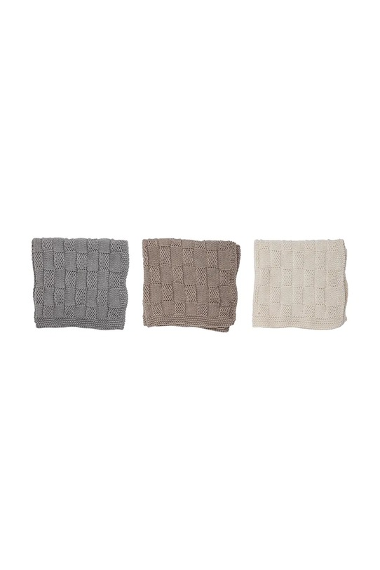 Bloomingville zestaw ściereczek kuchennych Odine 27 x 27 cm 3-pack multicolor 82057382