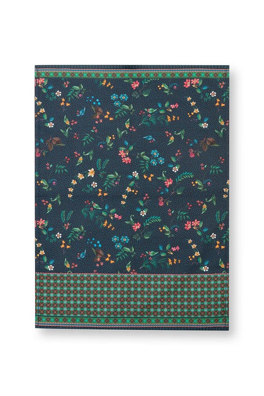 Pip Studio strofinacci da cucina in lana Berry Blues 50 x 70 cm pacco da 2 multicolore 51031102