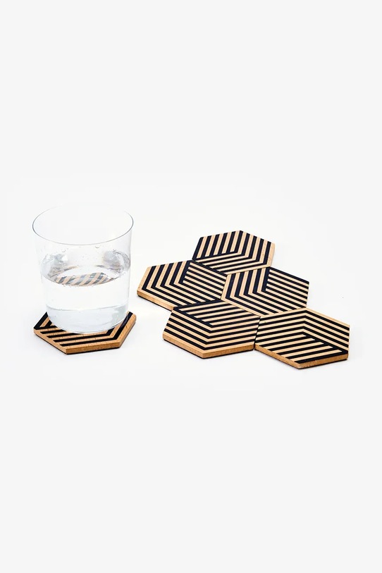Kuchnia i bar Areaware zestaw podkładek na stół Tiles 9 x 8,5 cm 6-pack BOTT2B multicolor