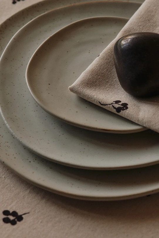 ferm LIVING zestaw serwetek bawełnianych Baies 40 x 40 cm 4-pack beżowy 1104271888