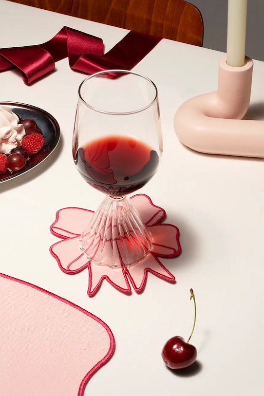 Octaevo zestaw podkładek pod szklanki Coquette 15 x 15 cm OCCOCO.25 różowy AA00