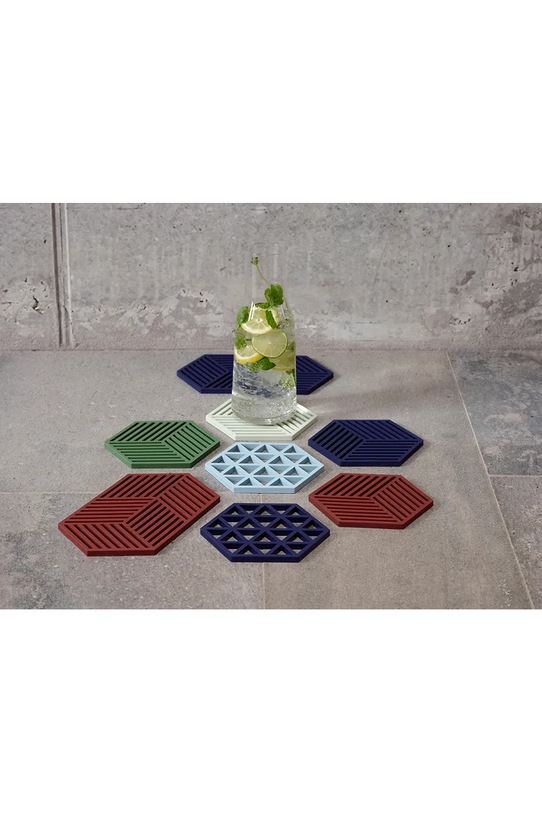 Zone Denmark podstawka pod gorące naczynia Hexagon 24 x 14 cm bordowy 36555