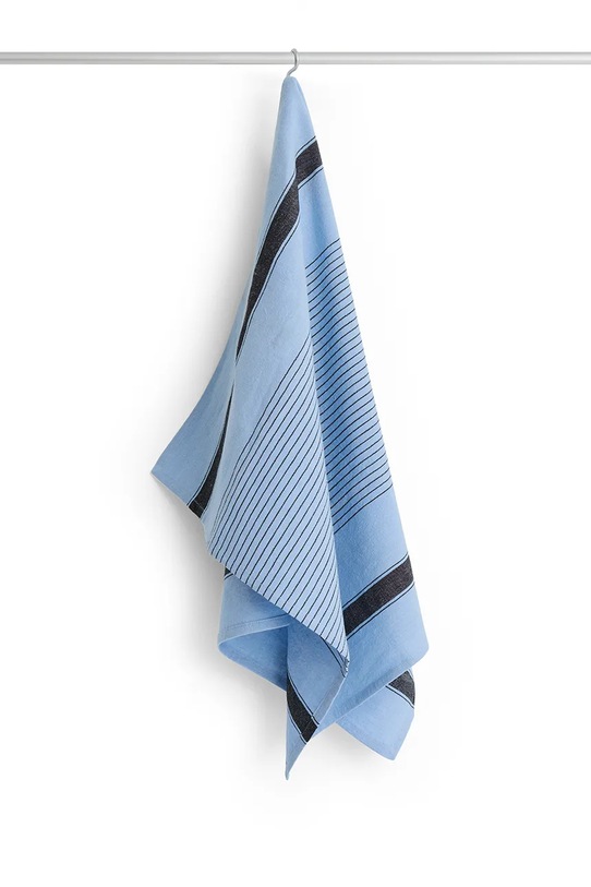 HAY ściereczka kuchenna z dodatkiem lnu Linear 52 x 80 cm niebieski AE746.E494.AB72