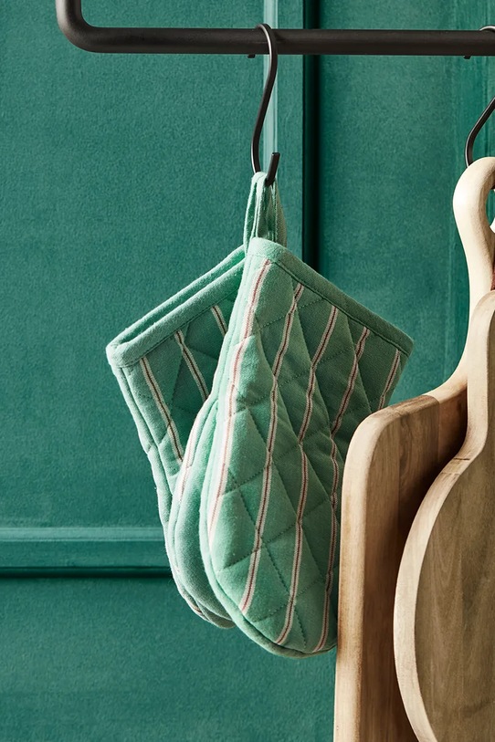 House Doctor rękawice kuchenne HDChef 24 x 14 cm 2-pack 267630008 zielony AA00