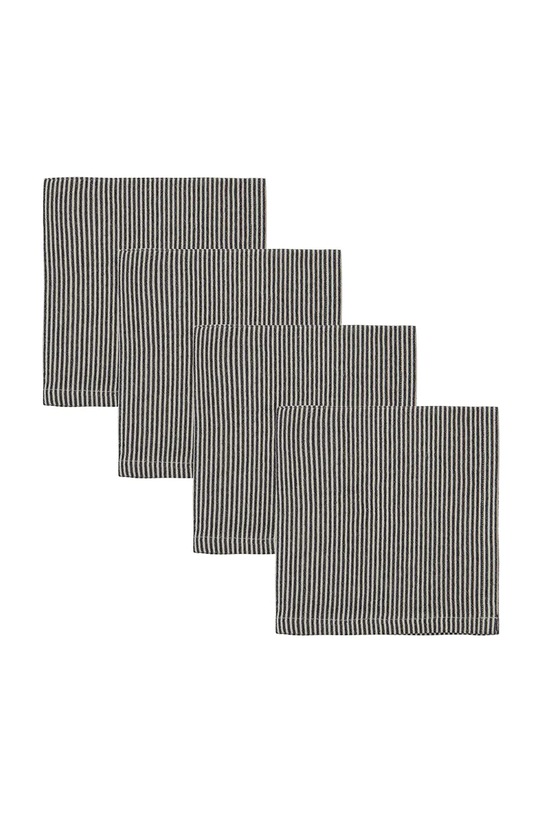 Sada bavlněných ubrousků House Doctor HDBlock 40 x 40 cm 4-pack vícebarevná 900001439