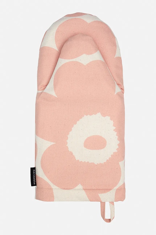 Marimekko rękawica kuchenna bawełniana 31,5 x 15 cm różowy 075098.122