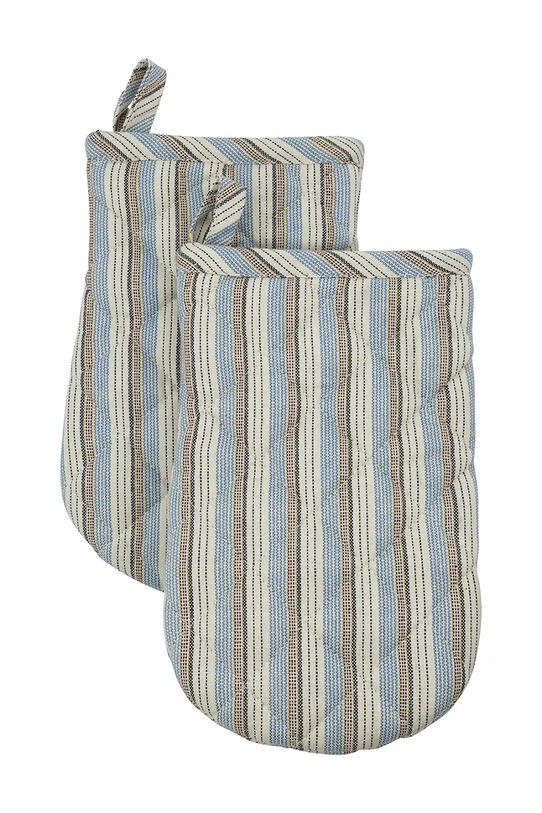 House Doctor Rękawice kuchenne bawełniane 24 x 14 cm niebieski 900000310