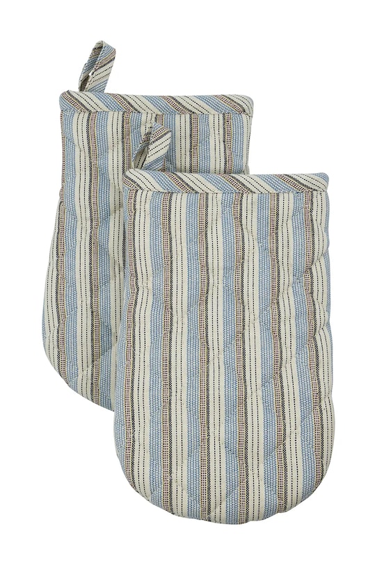 House Doctor Rękawice kuchenne bawełniane 24 x 14 cm niebieski 900000310