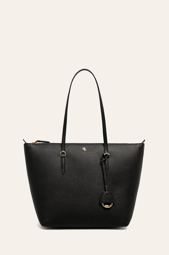 Lauren Ralph Lauren - Kabelka imitácia kože čierna 431747443001