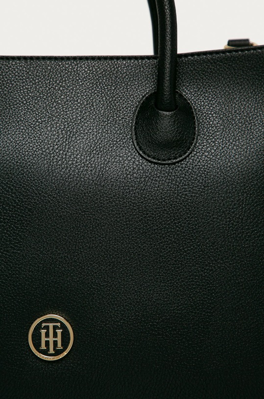 Tommy Hilfiger - torba CHARMING TOMMY SATCH crna AW0AW08602