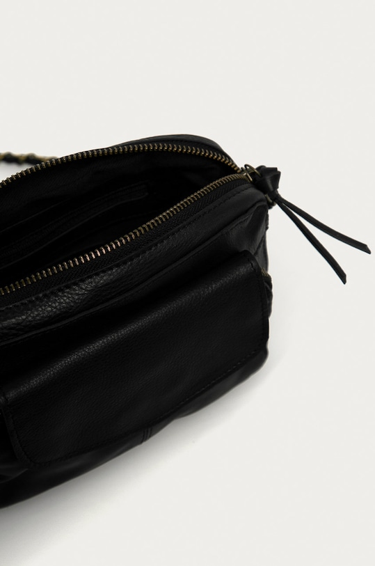 Pieces Torebka skórzana 17063358 czarny