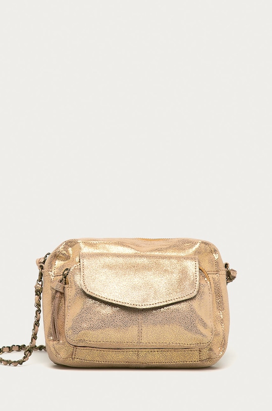 Pieces bőr táska nappa bőr arany 17063358
