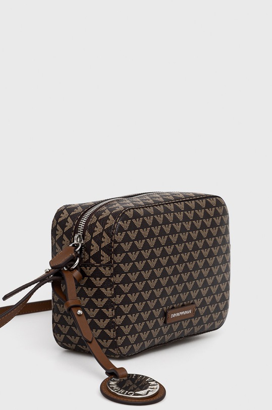 Kožená kabelka Emporio Armani Y3B134.YFG5E.NOS hnědá AA00