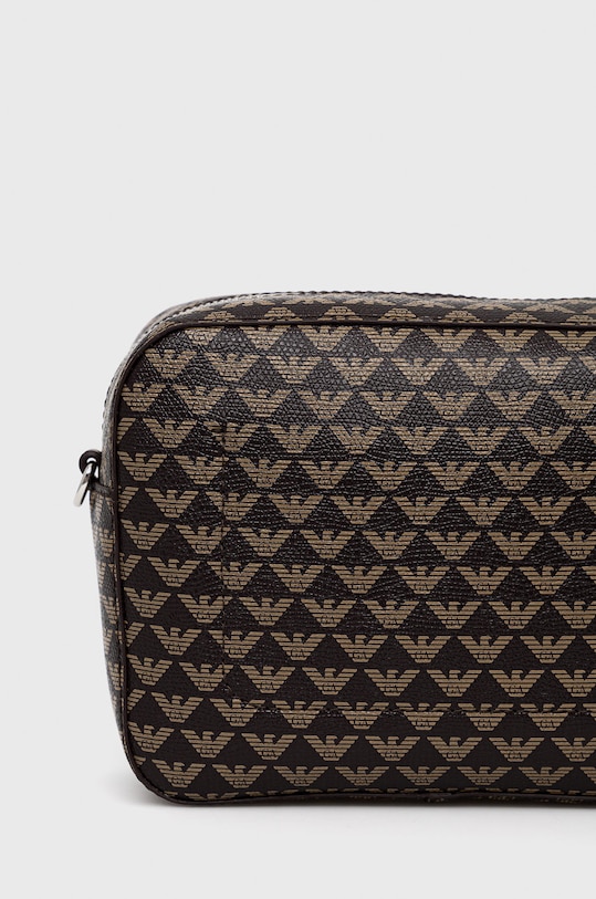 Doplňky Kožená kabelka Emporio Armani Y3B134.YFG5E.NOS hnědá