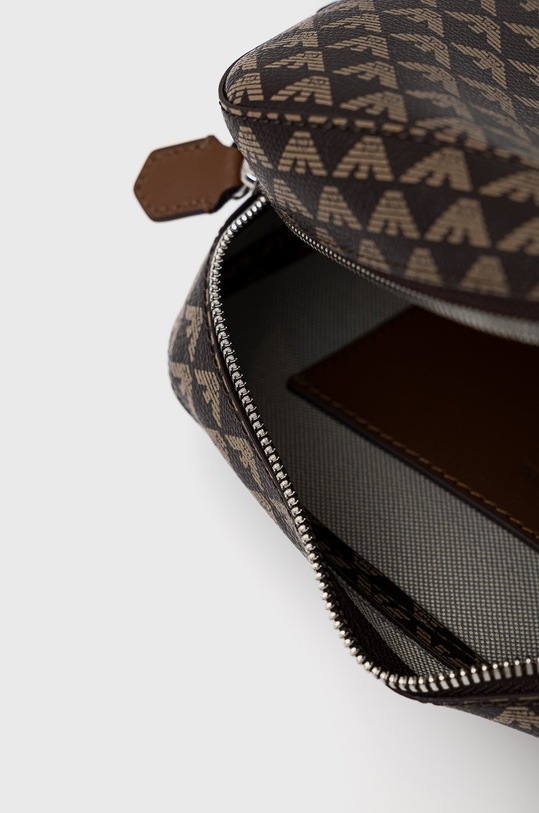 Kožená kabelka Emporio Armani Y3B134.YFG5E.NOS hnědá