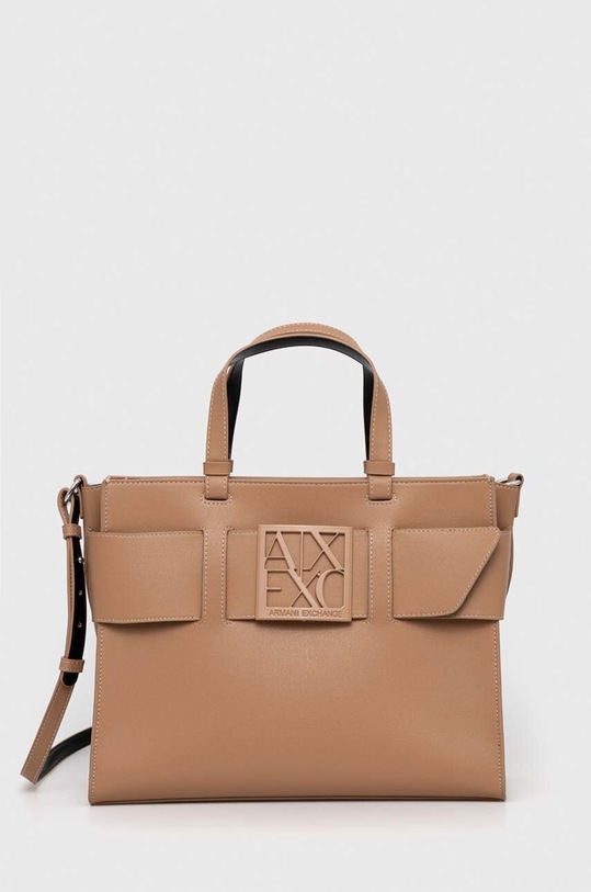 Armani Exchange kézitáska szintetikus bőr bézs 942689.0A874.NOS
