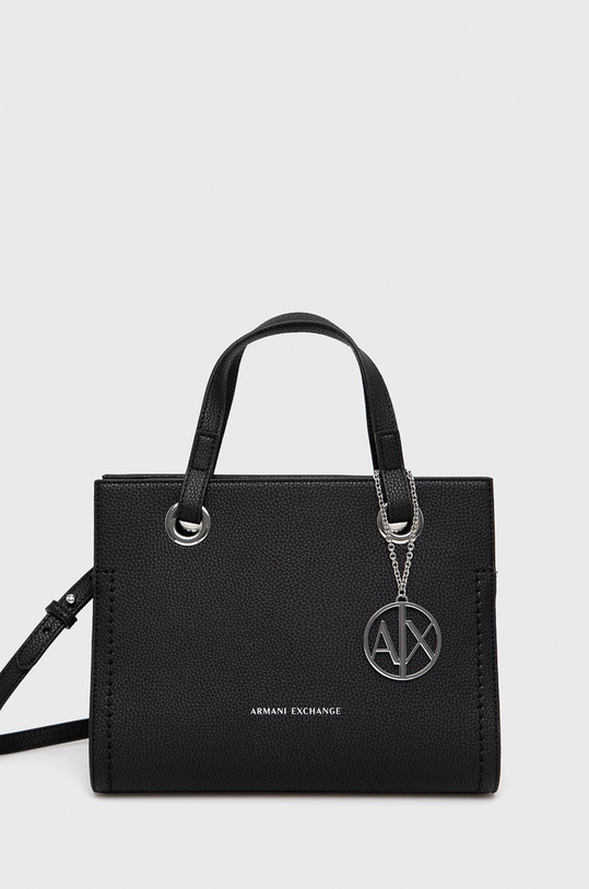 Kabelka Armani Exchange imitácia kože čierna 942270.CC723.NOS