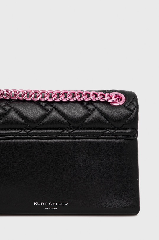 Akcesoria Kurt Geiger London torebka skórzana 8058109109 czarny