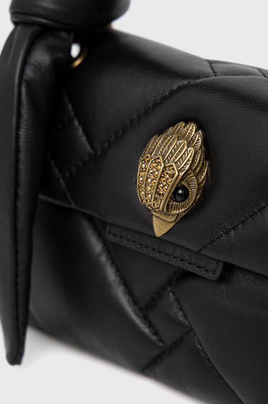 Kurt Geiger London Torebka skórzana 7374700109 czarny AA00