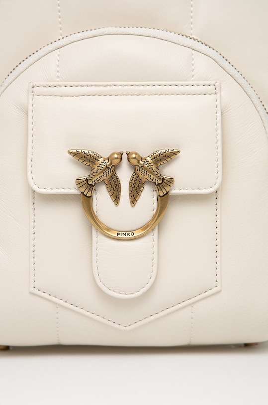 Pinko plecak skórzany 1P22YY.Y7QE biały AA00
