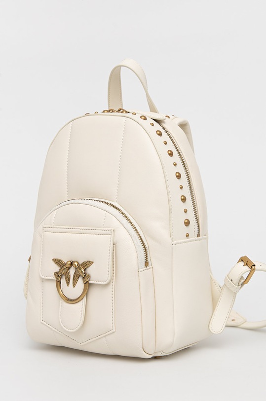 Akcesoria Pinko plecak skórzany 1P22YY.Y7QE biały