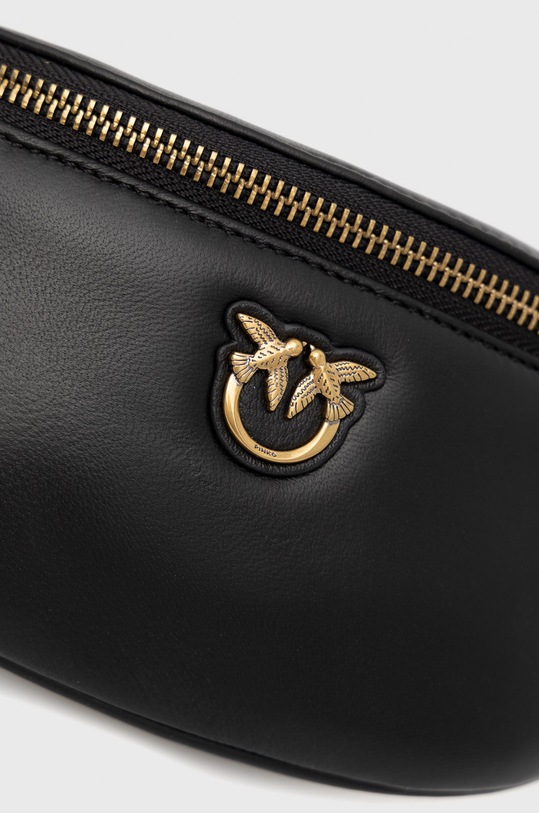 Pinko nerka skórzana czarny 1P22Z0.A0DB