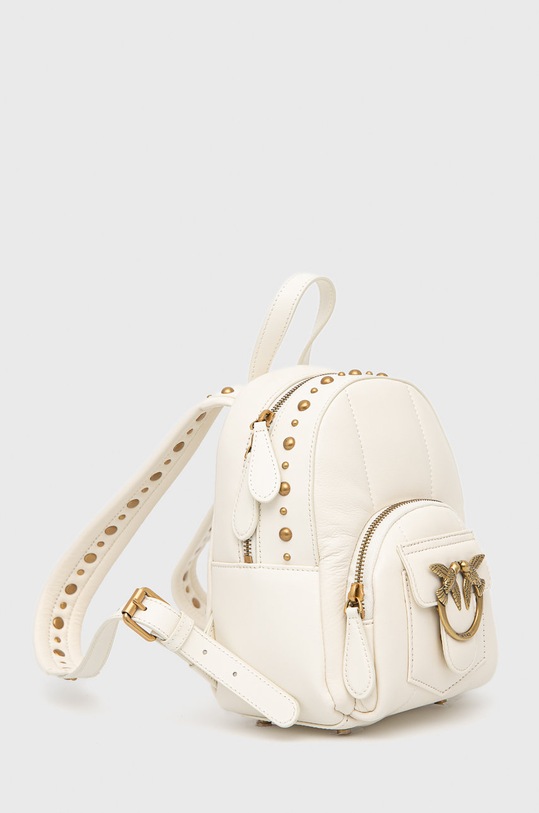 Kožni ruksak Pinko 1P22YZ.Y7QE bijela AA00