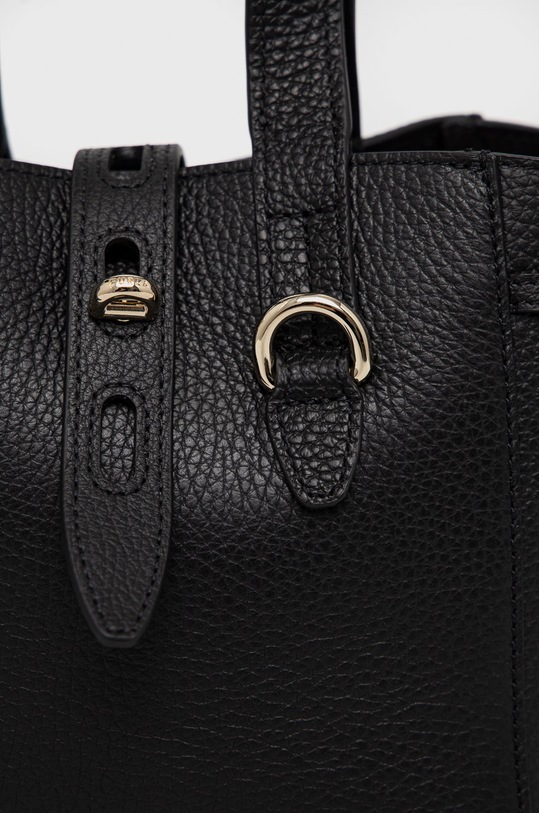 Kožená kabelka Furla černá BASRFUA.HSF000.O6000.