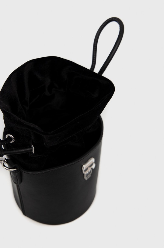 Karl Lagerfeld torebka skórzana 225W3009 czarny