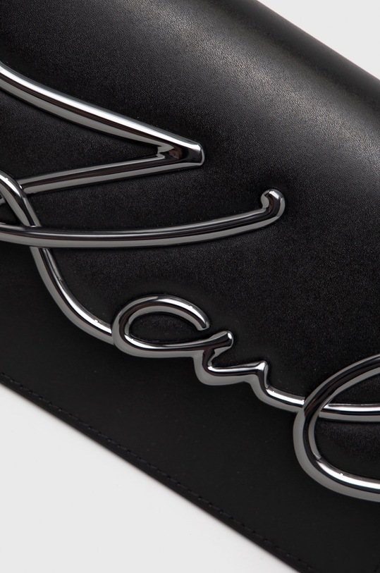 Karl Lagerfeld torebka skórzana 225W3040 225W3040 czarny AA00