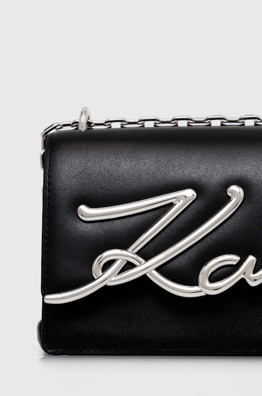 Аксесуари Шкіряна сумочка Karl Lagerfeld 225W3041 чорний